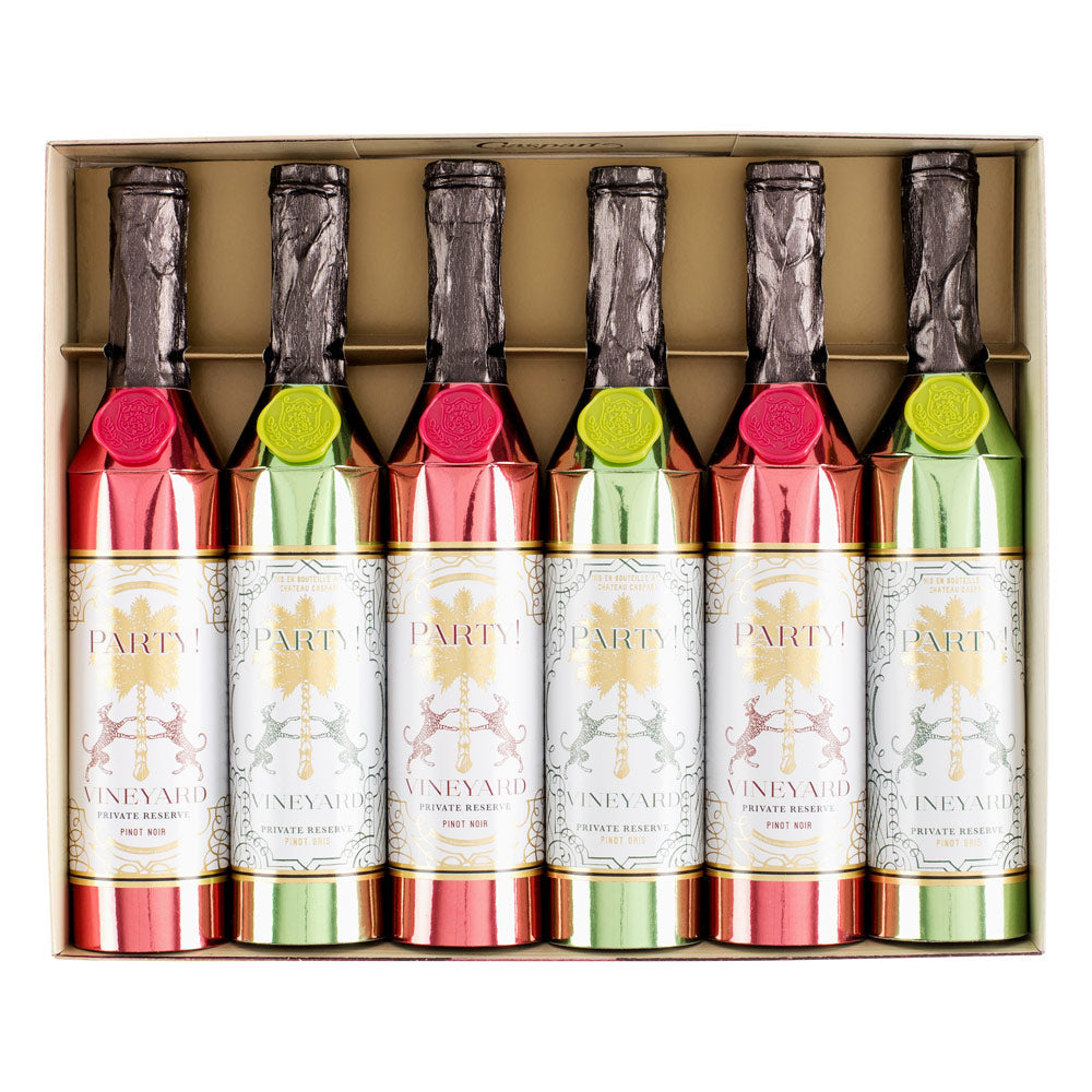 Crackers Sparkling Wine Bottle 6 stk