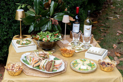 Coaster rotting scallops wine