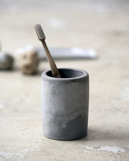 Toothbrush holder Cement 11 cm
