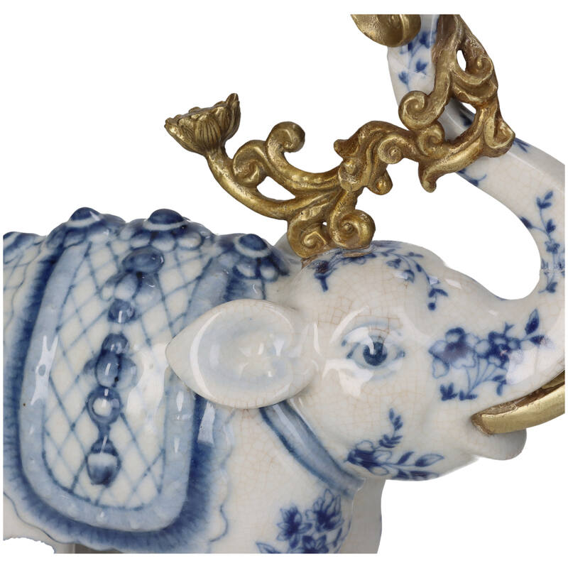 Lysestake Elefant Blå