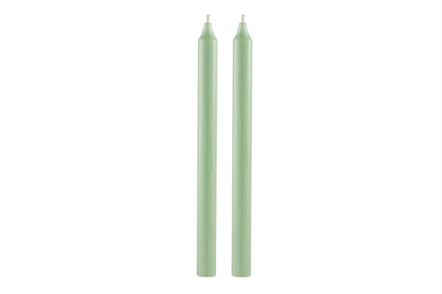 Kronelys støvet lys grønn 29 cm
