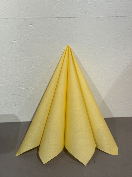 Middagserviett textile touch lys gul