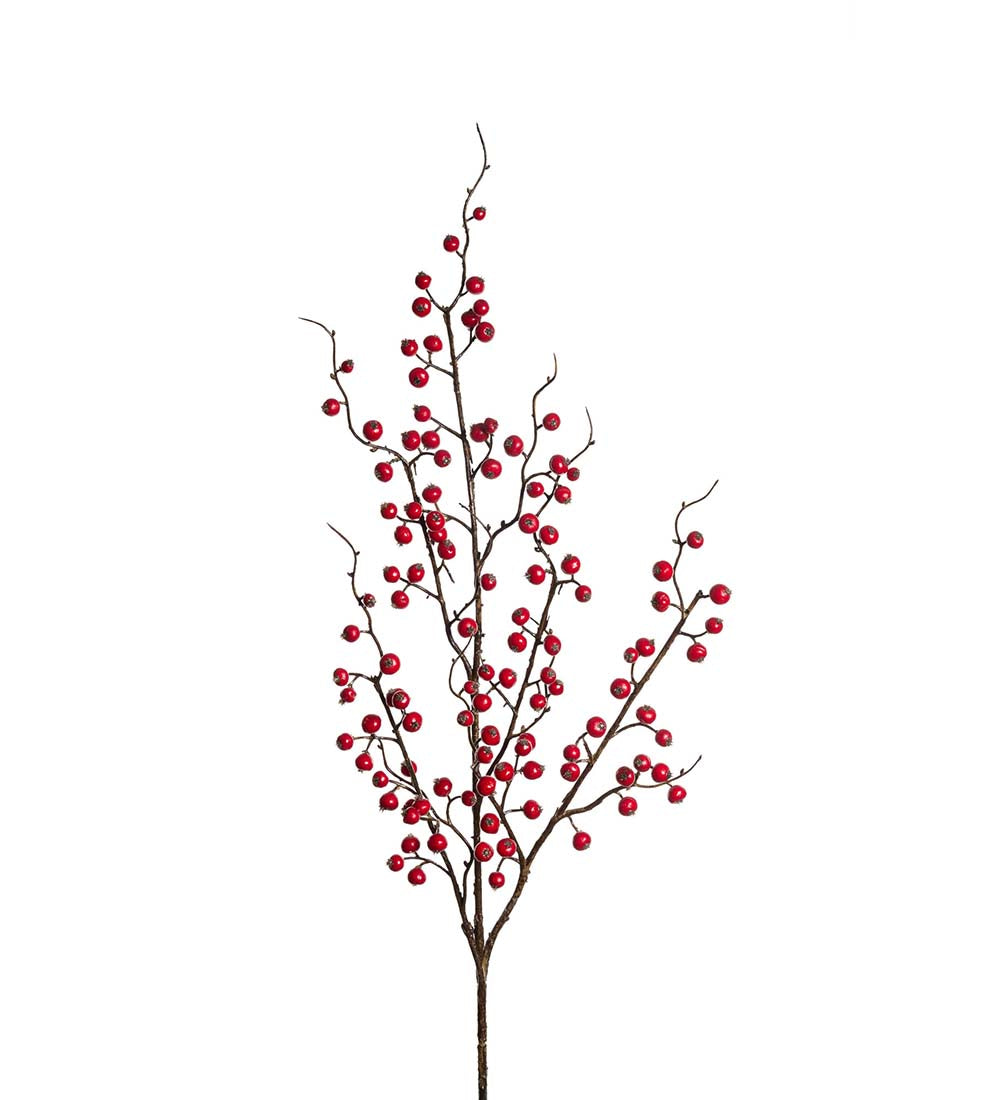 Berry branch red 100 cm