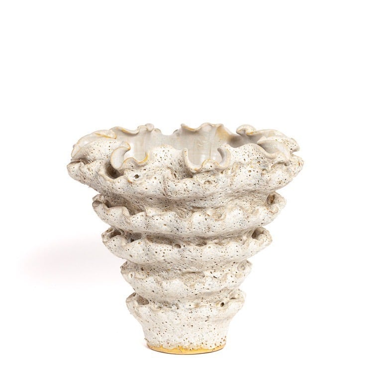 Vase Cab white 30x32 cm