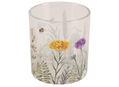 Lysglass blomstereng 7x8 cm