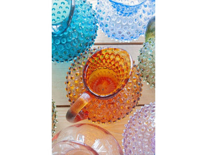Hobnail Decanter 1L Amber