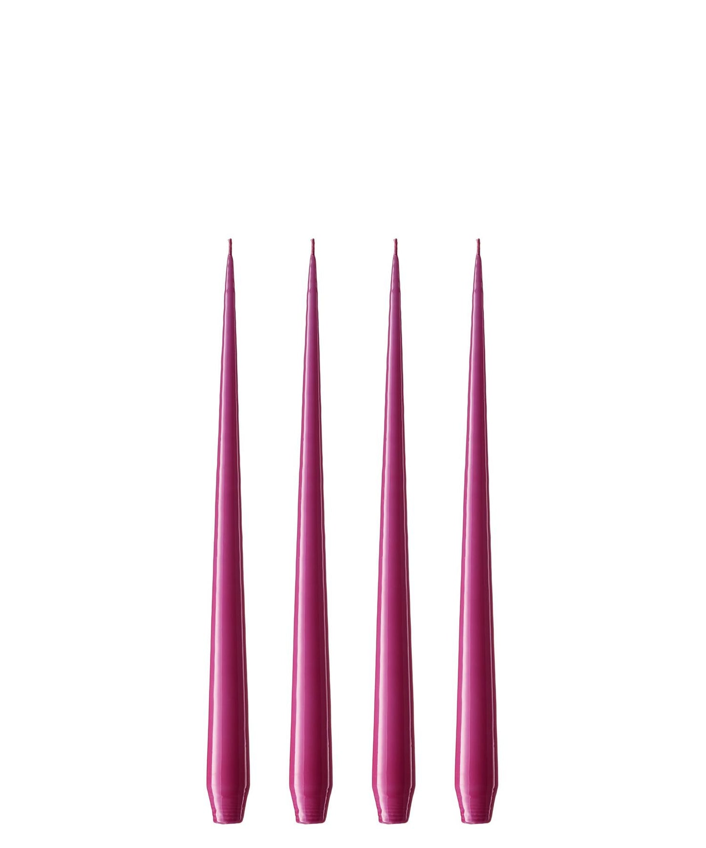 34 Fuchsia Lacquer Candles 32 cm