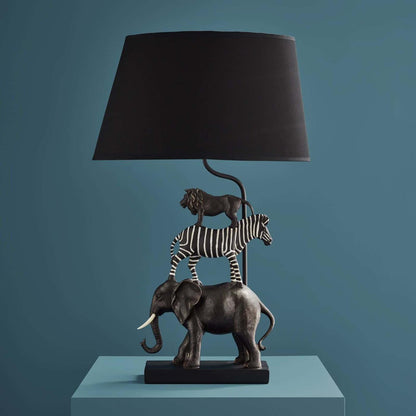 Safari bordlampe m/skjerm 70 cm