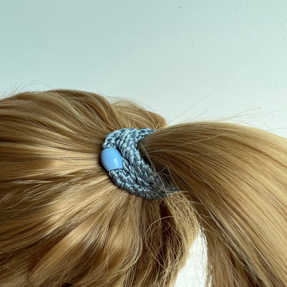 Kknekki hårstrikk Sea Blue