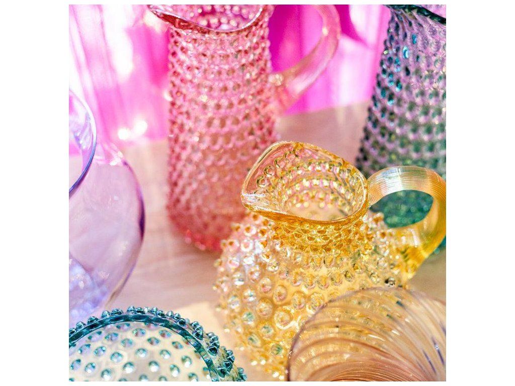 Hobnail Carafe 2L Citrine