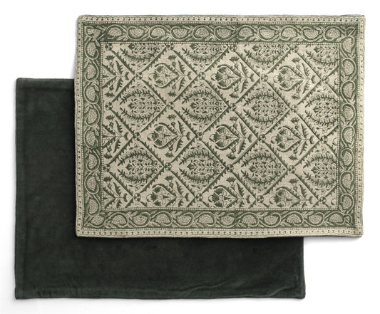 Spisebrikke Jaipur Moss Green