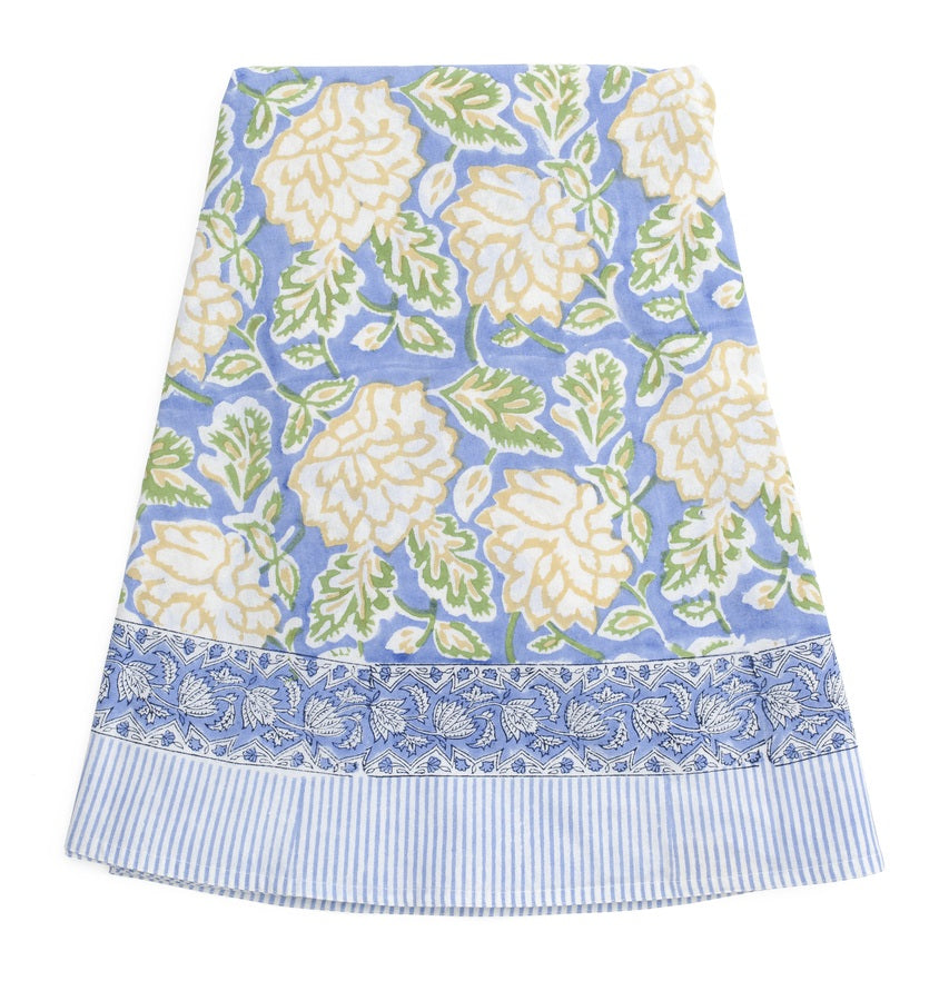 Duk Dahlia Blue & Yellow rund 160 cm
