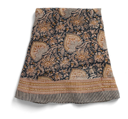 Duk Oriental Navy Blue Rund 220 cm