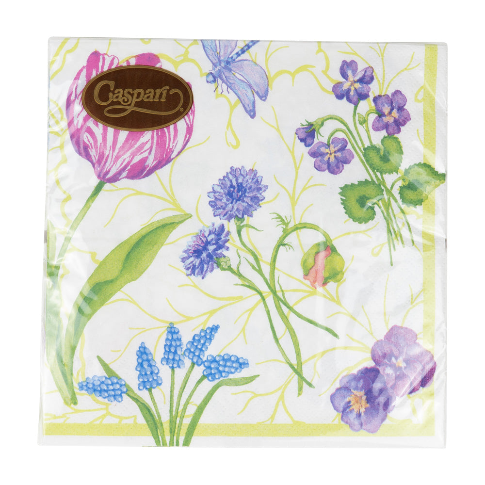 Napkin lunch Floral Majolica