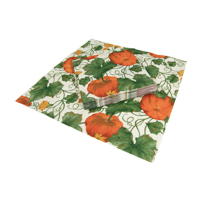 Serviett lunch Heirloom Pumpkins Ivory & Orange