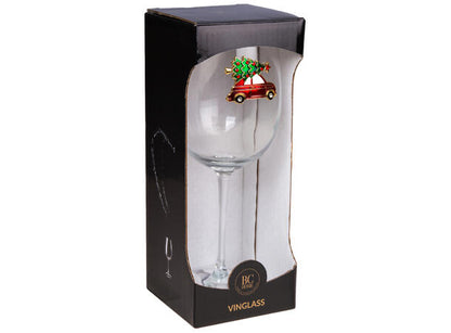 Wine glass Red car 480 ml