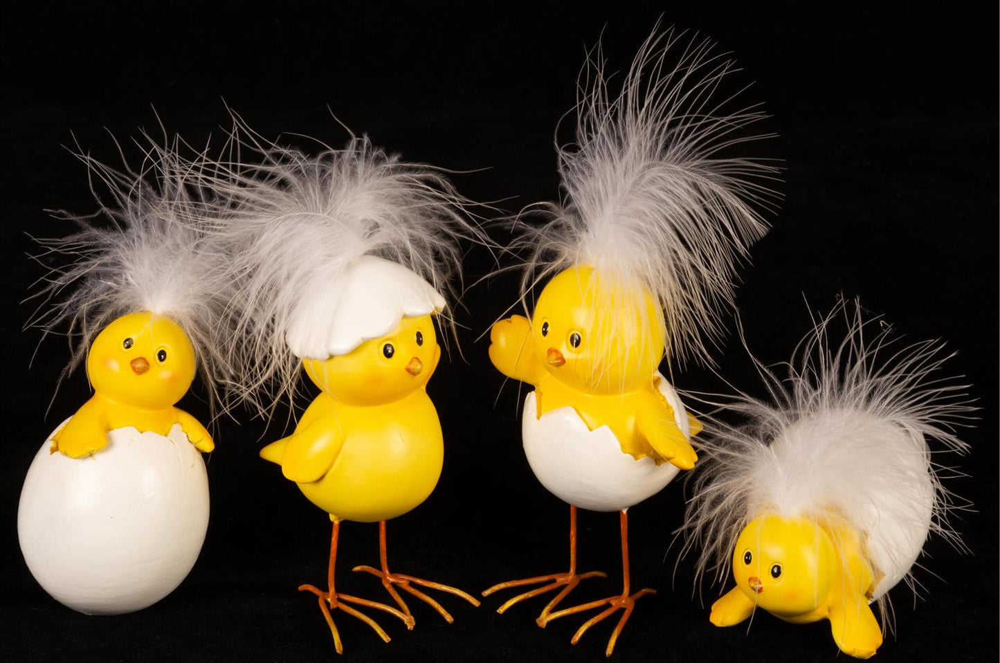 Kylling i egg gul/hvit 6x10 cm