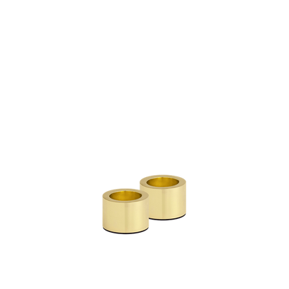 Lysestake Brass 2 stk 2,3 cm