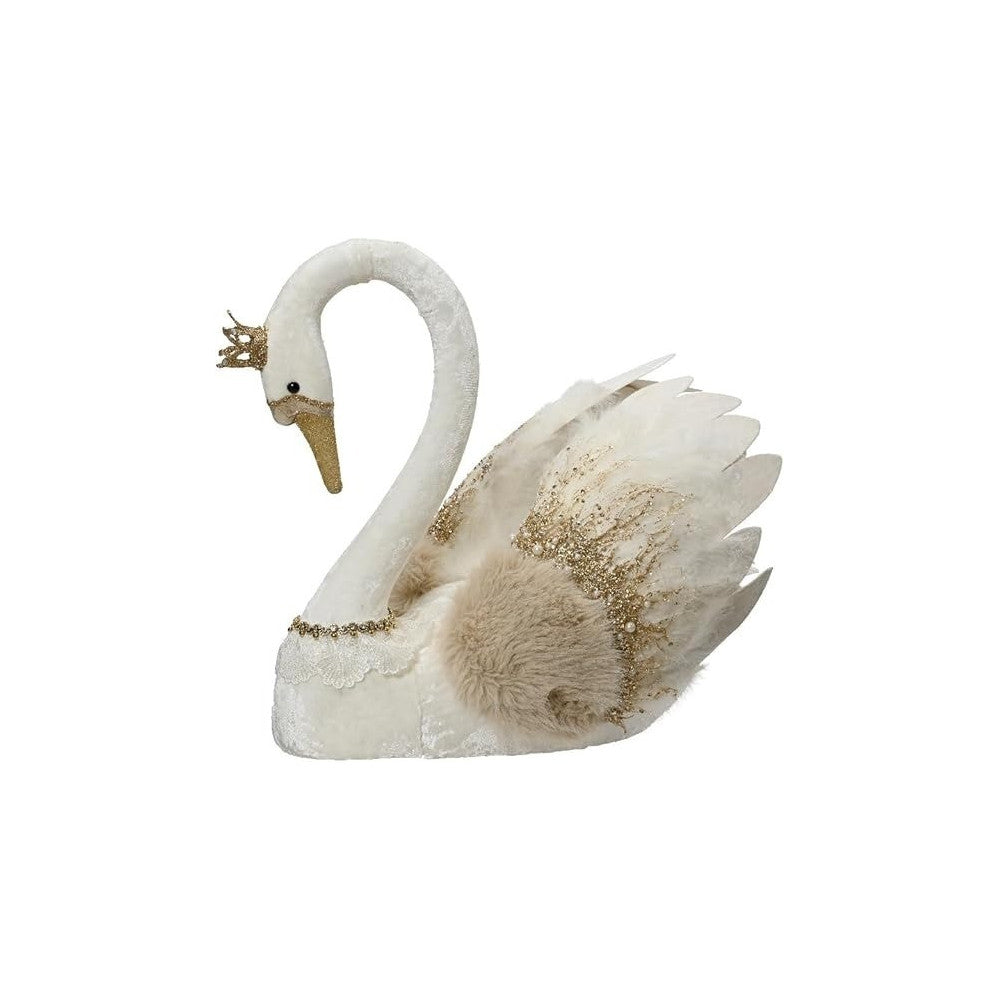 Swan velvet glitter