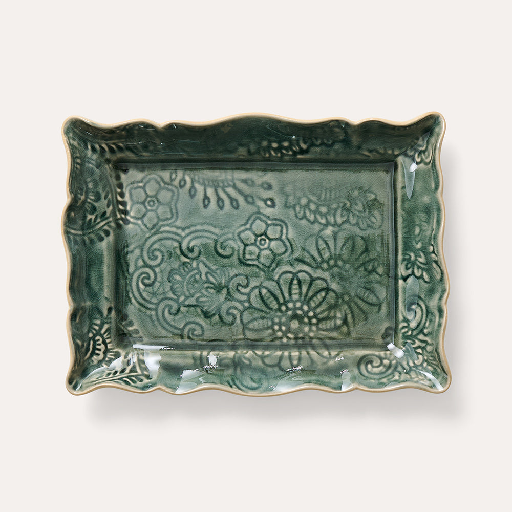 Plate 19x13 cm Dusk