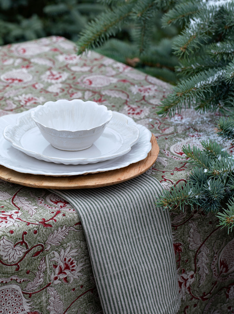 Tablecloth Pomegranate Green 150x230 cm