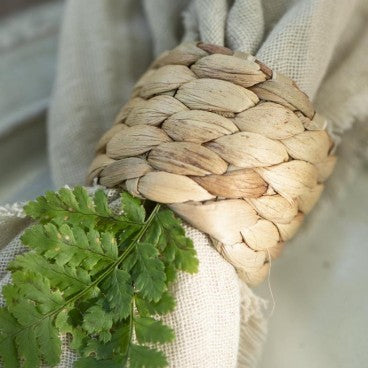Braided napkin ring