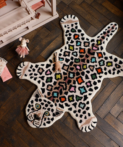 Disco Leopard Rug small