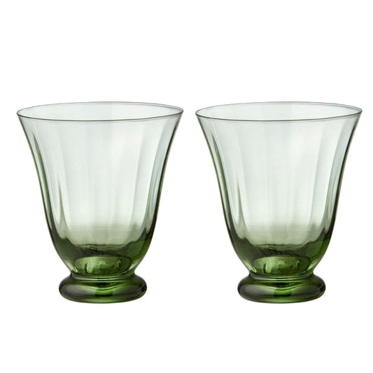 Vannglass Trellis Sage S/2