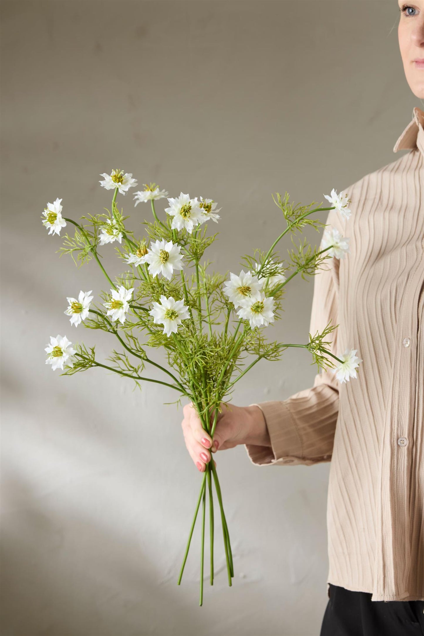 Nigella hvit 63 cm