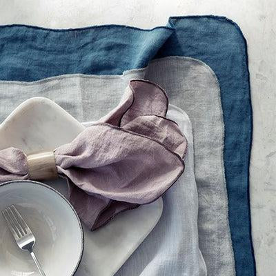 Napkin Gracie 45x45 cm Aubergine