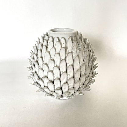 Vase hvit 21 cm