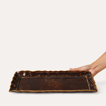 Serveringsfat 33x13 cm Coffee