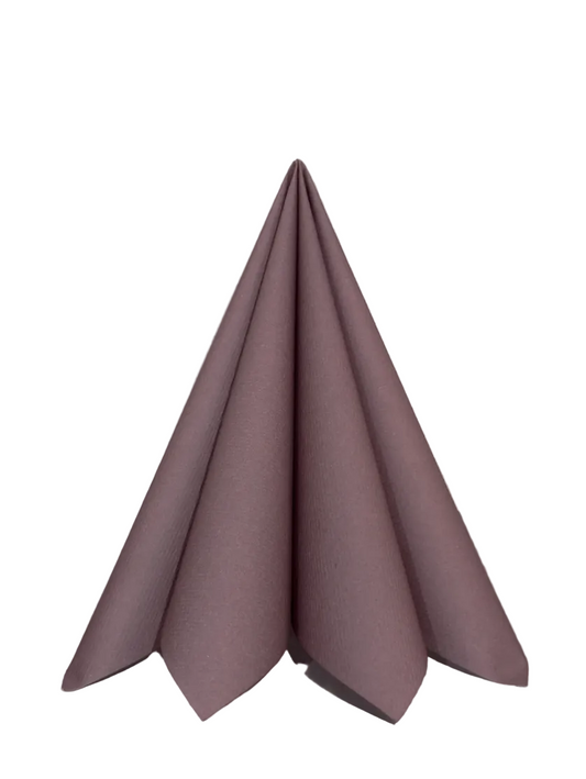 Serviett middag textile touch støvet fiolett