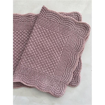 Placemat velour Woodrose