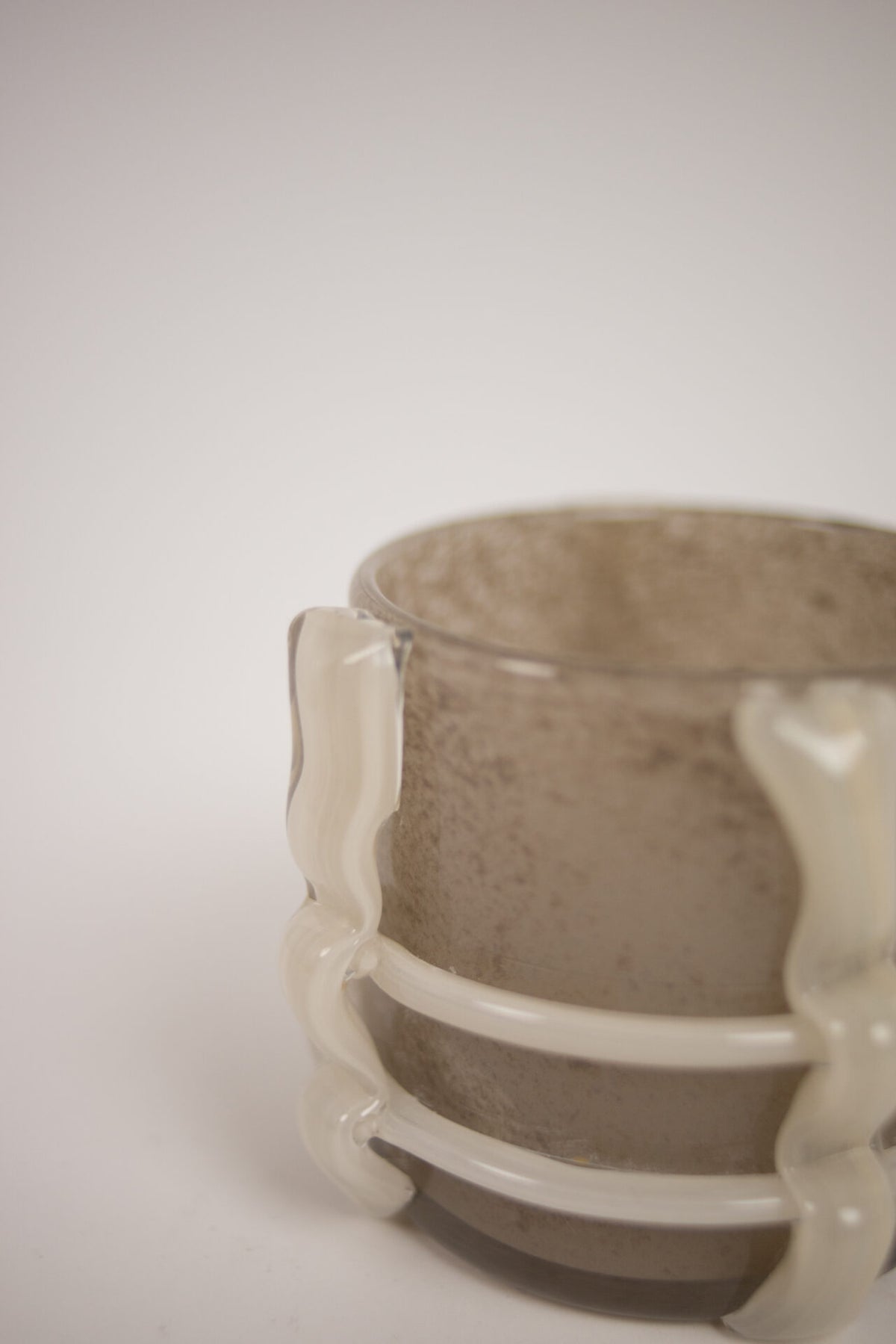 Telysholder Caramel taupe 10 cm