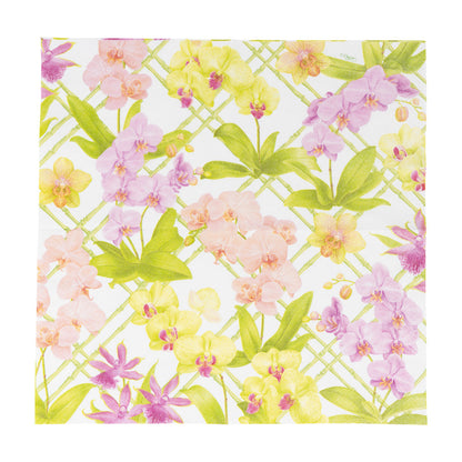 Napkin lunch Orchid conservatory