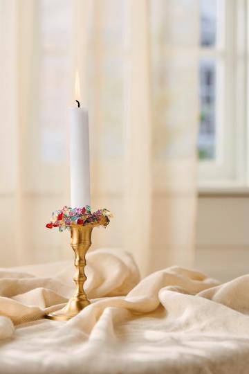 Lysmansjett fargede perler