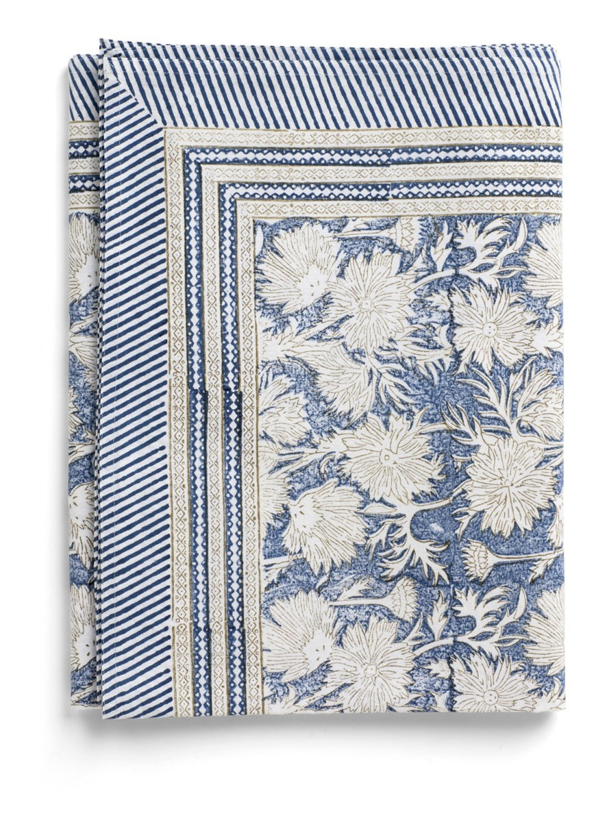 Duk Waterlily Marine Blue 170x270 cm