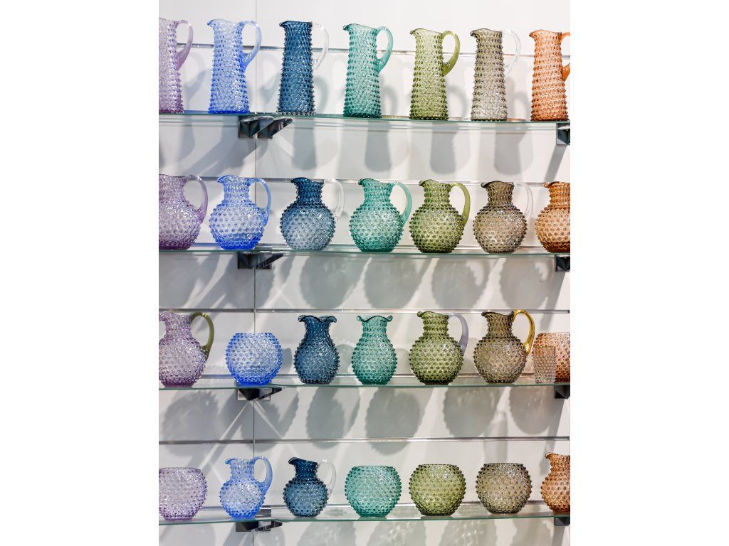 Hobnail Decanter 2L Beryl