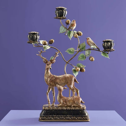 Candlestick deer 46 cm