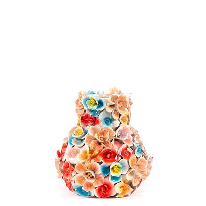 Vase Deco with flowers colored small