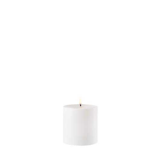 LED Utendørs kubbelys hvit 8,4x10 cm