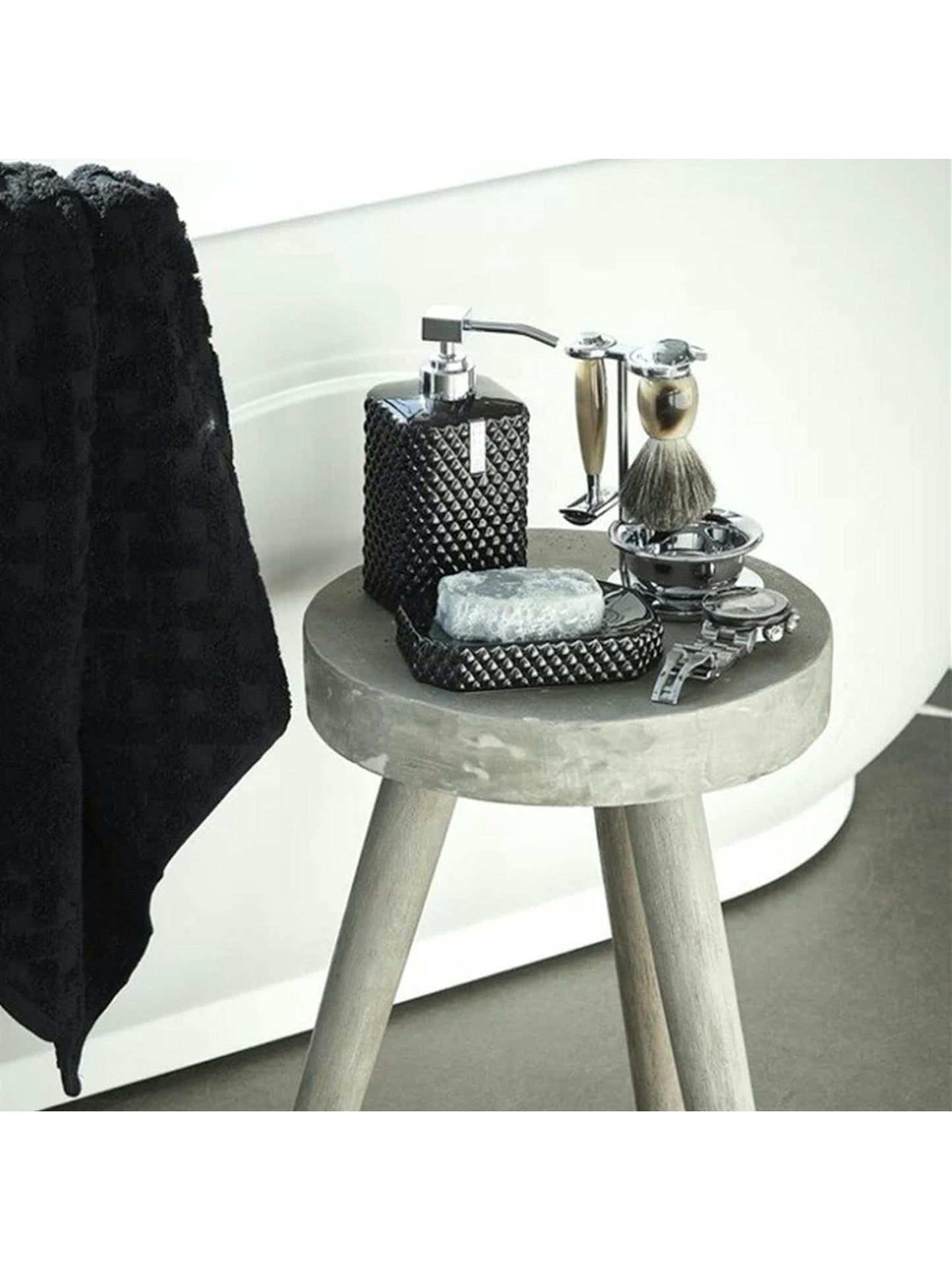 Marion toalettbørste sort