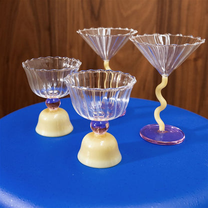 Glass Tulip Caramel 20 ml Set of 2