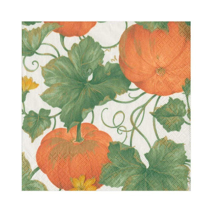 Serviett lunch Heirloom Pumpkins Ivory & Orange