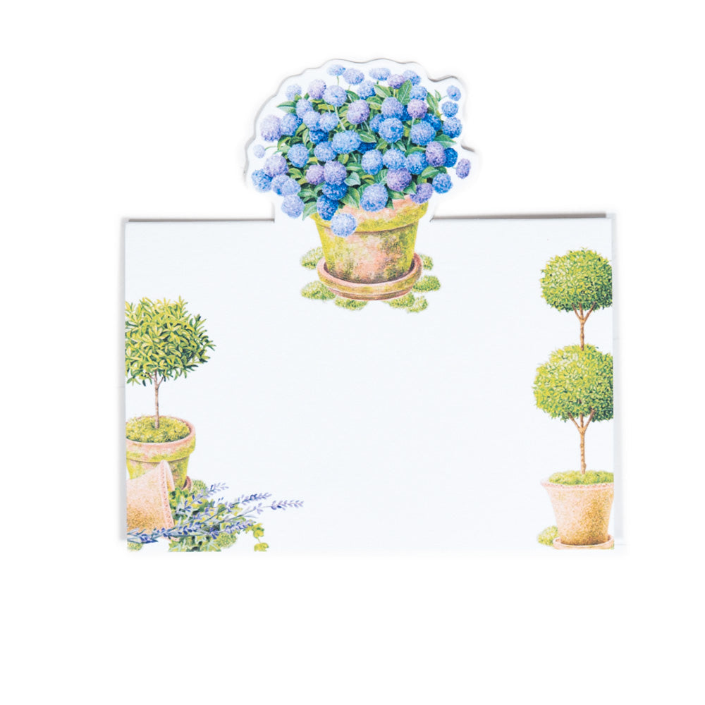 Table Cards Potted Hydrangea 8 pcs