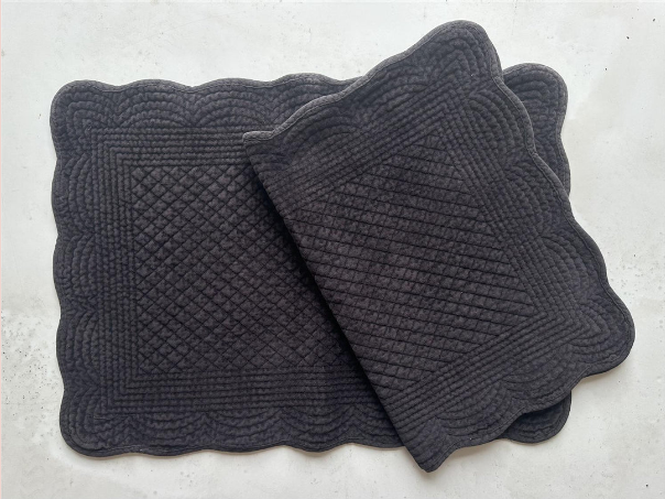 Spisebrikke velour Black