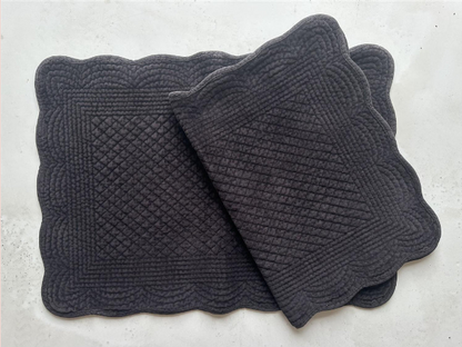 Spisebrikke velour Black
