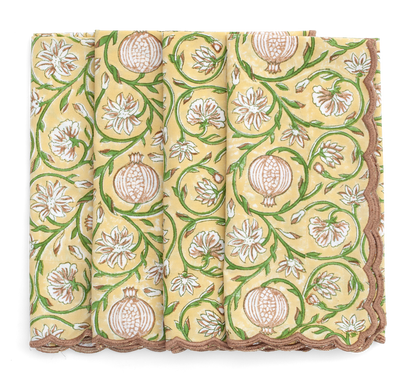 Serviett Tangier Pomegranate Butter Yellow 50x50 cm