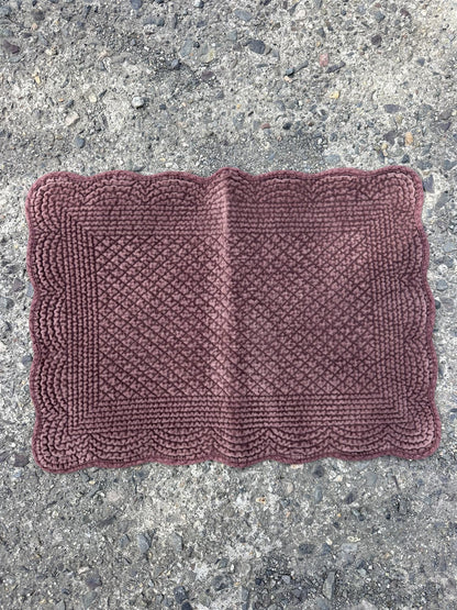 Spisebrikke velour Dark Chocolate